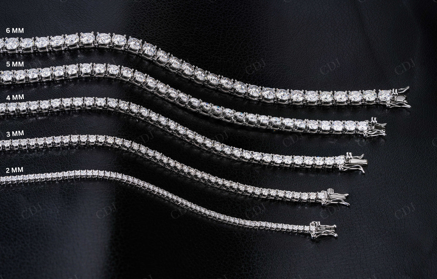 5mm Moissanite Silver Tennis Chain