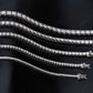 6mm Moissanite Silver Tennis Chain