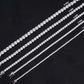 5mm Moissanite Silver Tennis Chain
