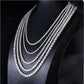3mm Moissanite Silver Tennis Chain