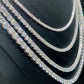 6MM Moissanite 925 Sterling Silver Tennis Chain