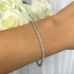 2MM Moissanite Diamond 925 Sterling Silver Tennis Chain